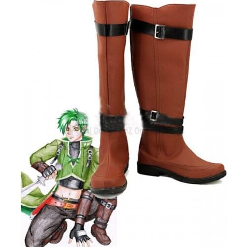 Fire Emblem Sothe Brown Cosplay Shoes Boots Halloween Carnival Cosplay Costume Accessories
