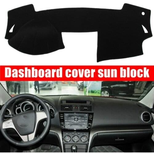 Car Dashboard Cover Dash Mat Dash Pad Carpet For Mazda 6 GH 2008-2013 Sun protection anti - slip anti - uv