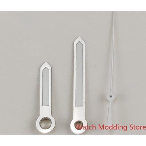 NEW Arrival Silver Watch Hands Copper Fit MIYOTA 8215 For Aquanaut Style Watch Super Green Luminous