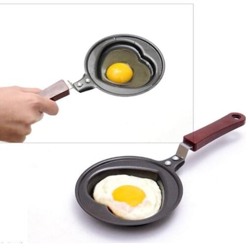Omelette Cute Omelette Pan Mini Breakfast Eggs Shaper Frying Pans Nonstick Cartoon Molds Cookware Kitchen Dining Bar
