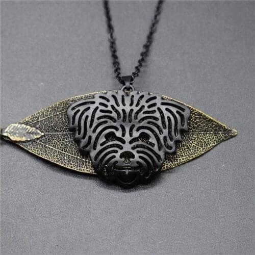 4 Colors New Coton de Tulear Charm Necklace Trendy Metal Dog Jewellery Coton de Tulear Pendant Necklace Women