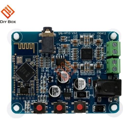 PAM8610 Bluetooth 4.0 Audio Amplifier Board Player Module DC12V 2X10W Dual Channel Stereo HiFi amplifier for speakers AMP stereo