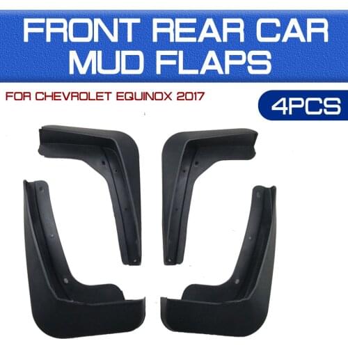 For CHEVROLET Equinox 2017 Car Front Rear Car Mudguards Fender Flares Mud Guard Flap Anti Splash Mudflaps