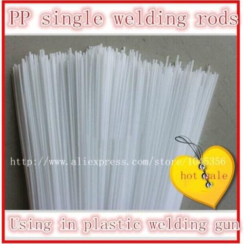 Home repair high-purity polypropylene plastic rod / white PP single welding rods 2.5 * 2mm for plastic welder gun 1pc=1meter