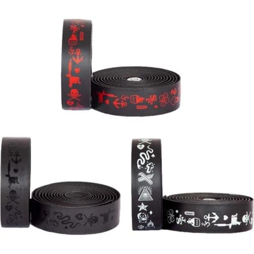 Bike Handlebar Tape Mountain Road Bicycle Anti-slip Silica Gel EVA Shock Absorption Handle Bar Tape Cycling Wrap Accessories