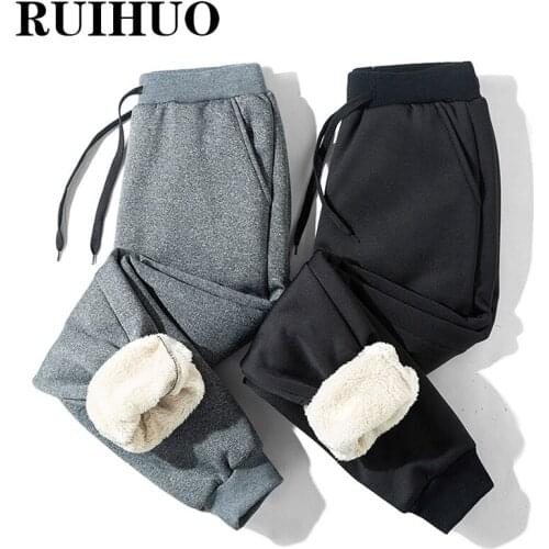 RUIHUO Men's Fleece Pants