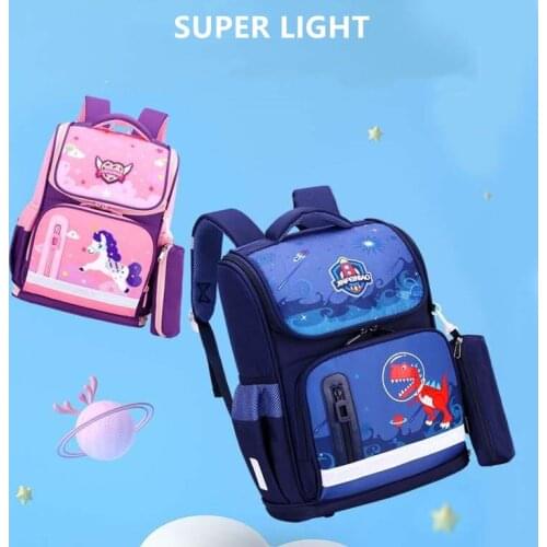 Orthopedic school bags for boys and girls large capacity Breathable backpack primary school student shoulder bags mochilars