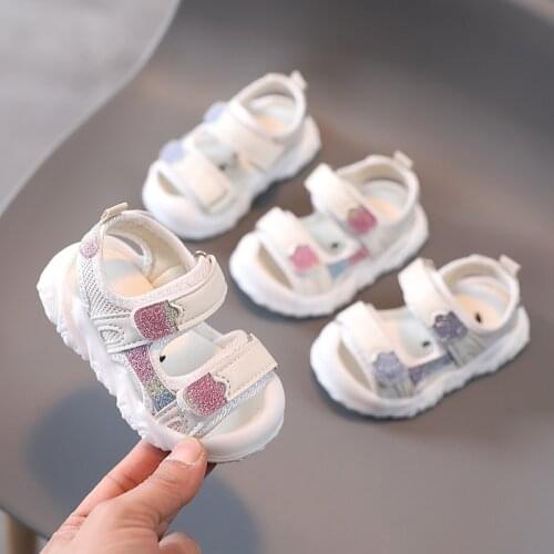 Children Sandals 2021 Summer New Boys Beach Shoes Little Boys Shoes Soft Bottom Baby Toddler Shoes