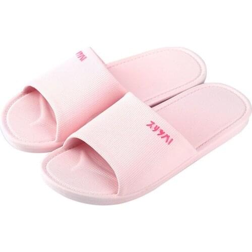 2020 Summer PVC Casual Outdoor Beach Flip Flops Home Indoor Adult Flat Slides Men Women Light Soft Anti-slip Couple Slippers New