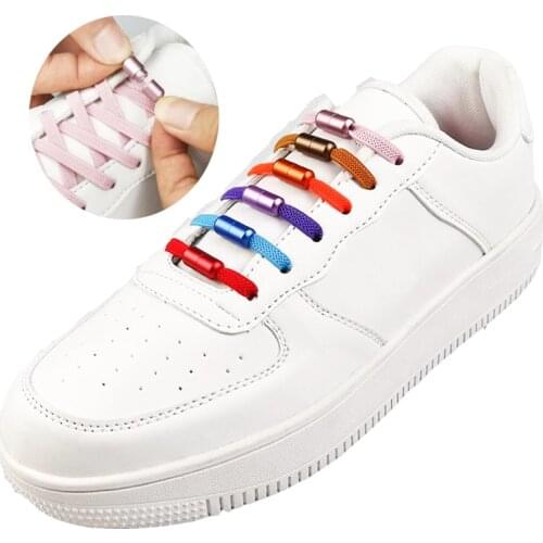 1Pair Shoe Laces Without Tie for Women Men Shoelaces for Sneakers Kids and Adult Lazy No Tie Shoelaces Shoe Laces Elastic