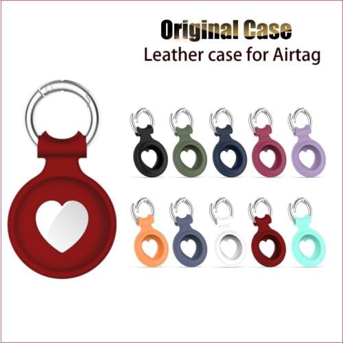 Silicone Case For Apple Airtags Protective Cover For Apple Locator Tracker Anti-lost Device Keychain Protect Sleeve High Quality