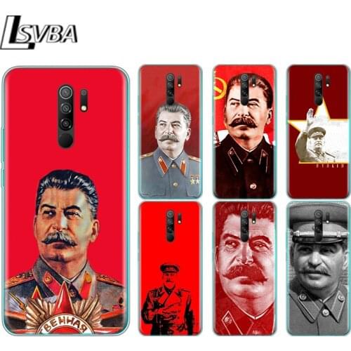 Stalin Soviet Union Silicone Cover For Xiaomi Redmi Note 9 9A 9AT 9C 9S Pro Max 9T 8T 8 7 6 5 Pro 5A 4X 4 Phone Case
