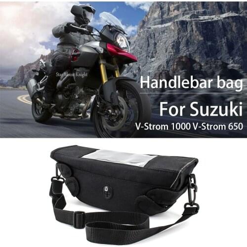 For Suzuki V-Strom 1000 V-Strom 100 650 V strom Vstrom 1000 650 Motorcycle Handlebar Waterproof Bag Travel Bag storage bag