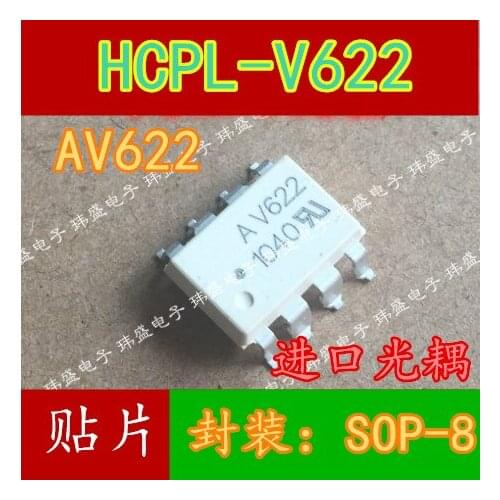 10pcs ASSR-V622 SOP8 AV622 HCPL-V622 ACPL-V622