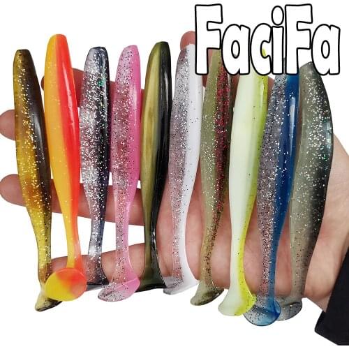 5 pcs or 10 pcs Soft Lure Silicone Bait 5.5cm 7cm 9cm 12cm Carp Fishing Sea Fishing Lure Pva Swimbait Wobblers Artificial Tackle