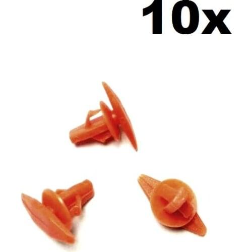 10x For Honda Weatherstrip Retainers Clip 5mmx15mm Head #91530-SP1-003 For Acura , For Civic, For Odyssey