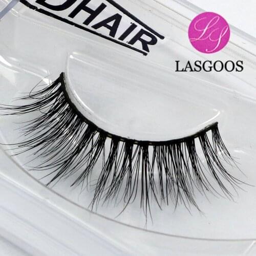 2Pairs Faux Mink 3D Lashes Messy Short 13mm Thin Natural Looking False Eyelashes Fake Eye Makeup Extension Lashes Strips A17