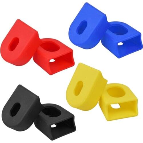 Mountain Bike Crankset Caps Protector DH FR AM XC Rail Bicycle Crank Boots Dust Proof Cover Crank Arm Boots Silica Gel Protector