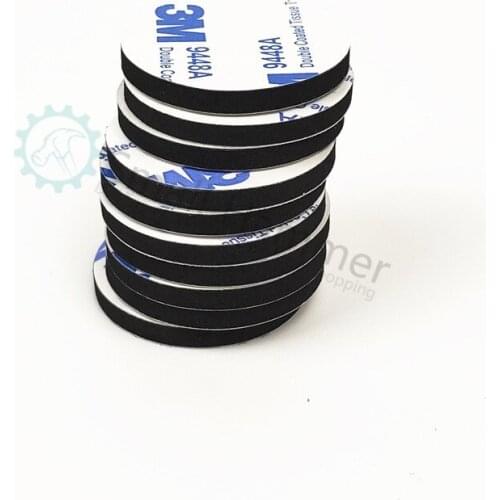 50pcs/lot strong 3m Double-sided glue without trace glue thickening Eva Double-sided adhesive 3M double-sided hook glue round