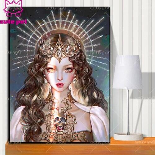 DIY Diamond Painting Fantasy woman Picture Diamond 5D Embroidery Cross Stitch Rhinestone Square Round Full Drill Diamond Mosaic
