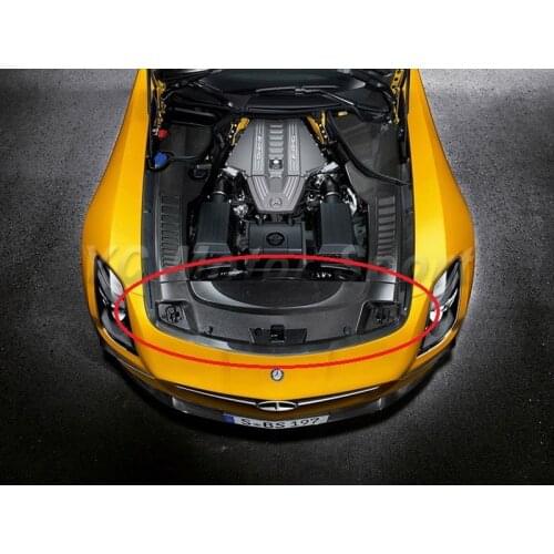 Car Accessories Carbon Fiber Cooling Panel Fit For MB R197 SLS-Class BS Style Cooling Panel Car-styling