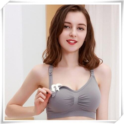 Nursing Bra Without Bones Maternity Bras Pregnancy Clothes Prevent Sagging Breastfeeding Women Breathable Lactancia Feeding Bras