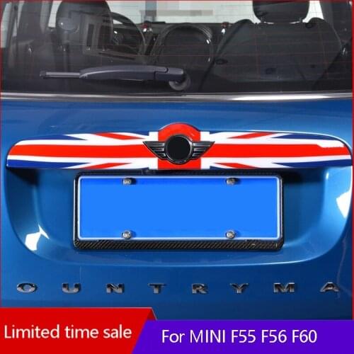 Car trunk decorative exterior decorative strip sticker For MINI COOPERS COUNTRYMAN F55 F56 F60 car styling modified accessories