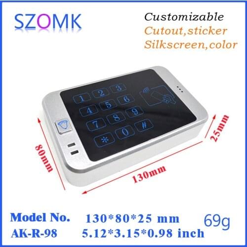 Szomk electronics plastic RFID project enclosure instrument case (1 pcs) 130*80*25mm electrical plastic box enclosure reader box
