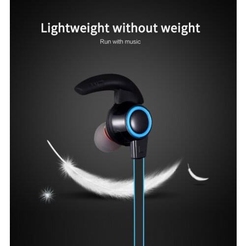 In-ear Neck-mounted Sports Bluetooth 5.0 Wireless Headset Flexible Strong Bass Earbuds Noise Reduction Auriculares Bluetooth