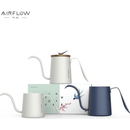 Drip Coffee Kettle 240ML Stainless Steel Pour Over Drip Coffee Pot Gooseneck Spout Swan Neck Airflow Coffee Swallow Tail