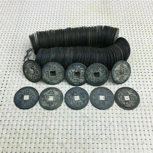 200 pieces Collection old Chinese Antique brass empire coins diameter 0.91"inch