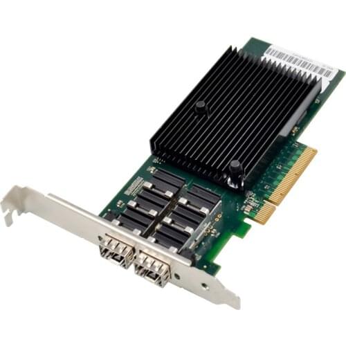 PCI-E X8 Gigabit Server Optical Network Card PCIe 10GbE SFP+ Optical 10/100/1000Mbps Network Card Chip Intel XL710