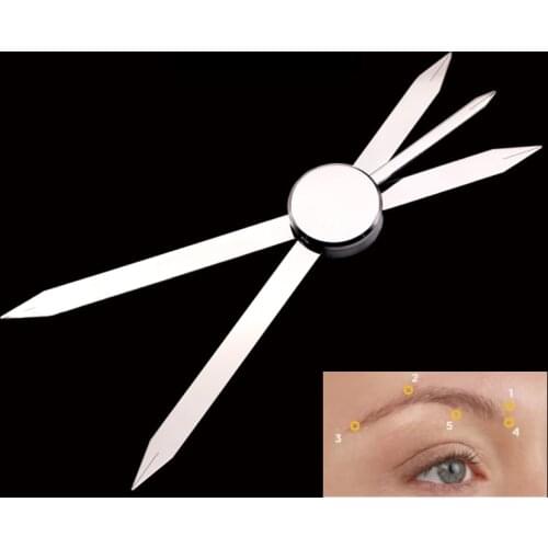 Best Sell Makeup Ruler Microblading Ruler Eyebrow Mapping Tools Position Ruler for Permanent Makeup Tattoo Measurement Supplies