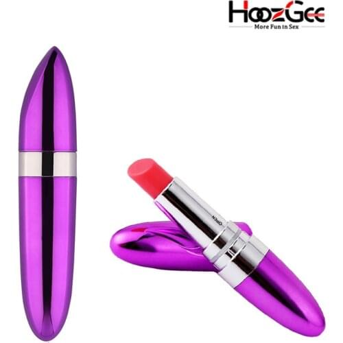 HoozGee Mini Lipsticks Vibrator Secret Bullet Vibrator G-spot Clitoris Stimulator Massager for Women Sex Toy Maturbator Products