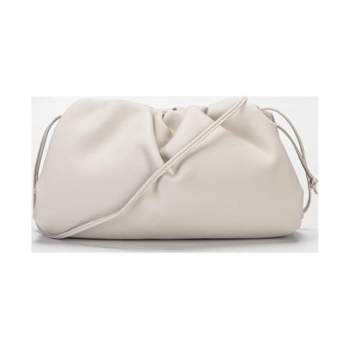 Soft Fashion Women Chain Handbags Shoulder Bag Quality Cloud Leather All-match Crossbody Bags Women Simple Female Clutch Purse