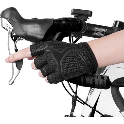 Road Bike Gloves Cycling Gloves Half-finger Summer Wear Mountain Bike Bicycle Short-finger Riding Gloves Anti-slip Guantes