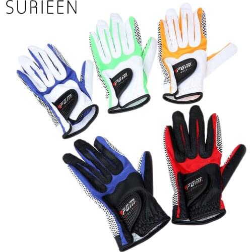 SURIEEN Microfiber Mens Gloves Golf Gloves Soft Slip-resistant Breathable Golf Left Hand Wear Single Male Golfs Glove 5 Colors