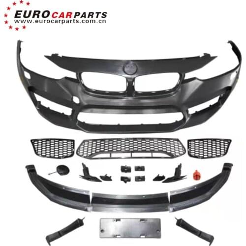 New 3 series F30 front bumper for F30 to M5 style body kit with front bumper PP material