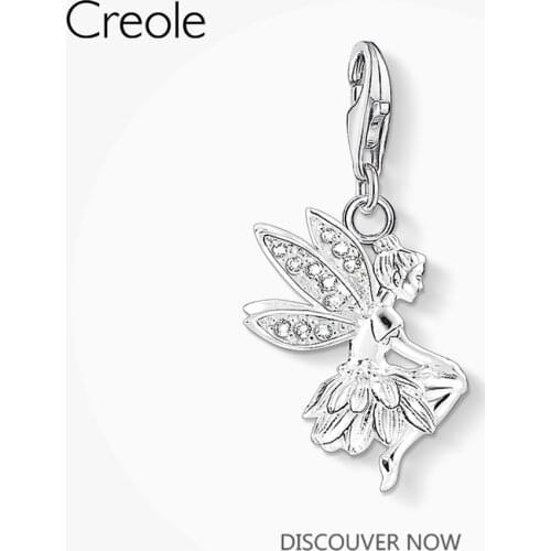 Little Elf Charm Pendant,2019 Winter Fashion Brand New Fairy Dazzle Magically Jewelry Trendy 925 Sterling Silver Gift for Women