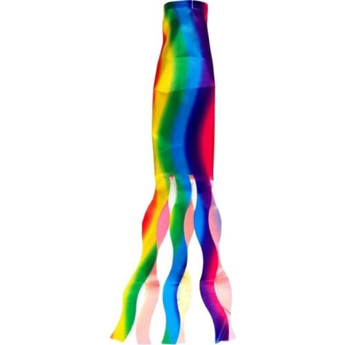 TOP Rainbow Windsock Wind Streamer Flag Garden Camping Decoration Flag 70CM