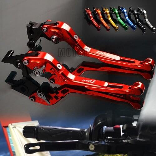 CNC Motorcycle Fold Brake Clutch Levers For Suzuki TL1000R 1998-2003 TL1000S 1997-2001 Adjustable Folding Extendable TL 1000 R S