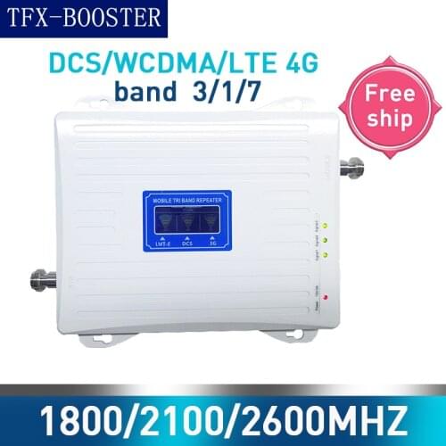 TFX-BOOSTER WCDMA 3G LTE 4G 1800/2100/2600MHZ Cell Phone Signal Booster 2G 3G 4G LTE DCS 2600MHZ Repeater GSM WCDMA 1800/2100MHZ