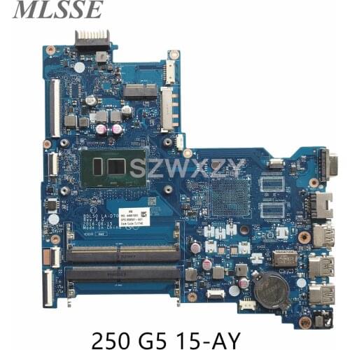 High Quality For HP 250 G5 15-AY Laptop Motherboard 858581-601 858581-501 858581-001 LA-D704P with i5-6200U CPU Full Tested