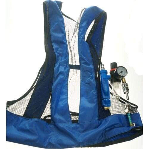Vortex Tube Air Conditioner Waistcoat Compressed Cooling Vest Welding Steel For Outdoor High Temperature Operation
