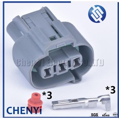 2sets 3 Pin 2.2 Kum Waterproof Automotive Sensor Connector Ignition Coil Plug PK296-03127 For Toyota Corolla BYD ISUZU Dashboard