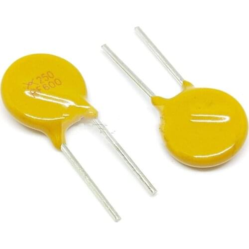 500PCS JK250-600U 250V 600MA 0.6A JK250 600U TRF250-600 PPTC Polyswitch Resettable Fuse Protection