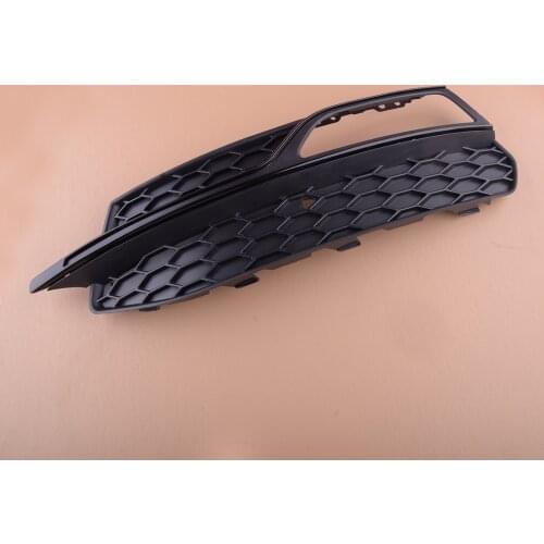 ABS Front Left Bumper Lower Fog Light Lamp Grill Grille Cover Fit for Audi A3 S3 S-Line 2013 2014 2015 2016 8V3807681 8V3807681G