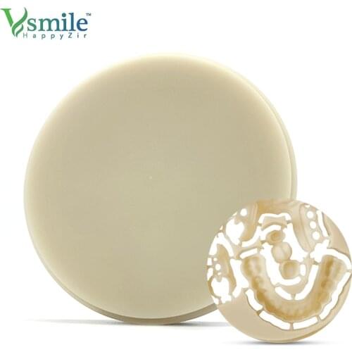 Acetal Resins Flexible Denture material PMMA 98mm Open CADCAM Dental Bridge Denture Temporary Crown Material