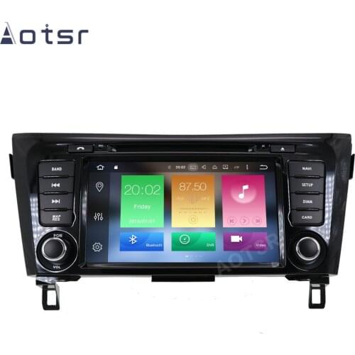 AOTSR 2 Din Radio Android 10 For Nissan X-trail Qashqai Rouge 2013 - 2019 Multimedia Player GPS Navigation 2Din Autoradio Unit
