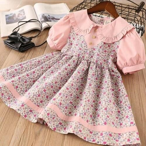 UK Baby Girls Short Sleeve Kids Tulle Tutu Party Wedding Dress Princess Clothes